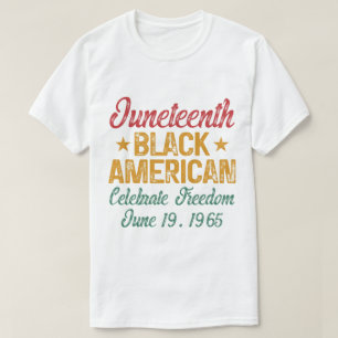 Camiseta El 10 de junio los estadounidenses negros celebrar