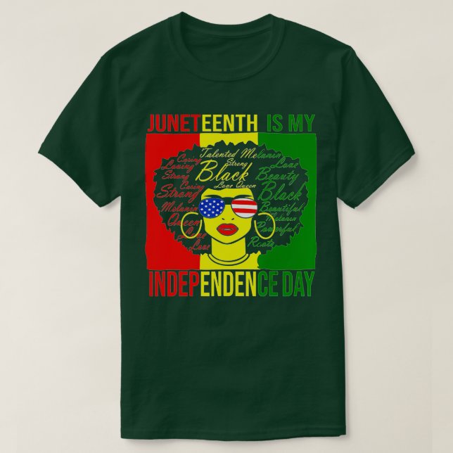 Camiseta El 11 de junio es mi Día de la Independencia (Diseño del anverso)