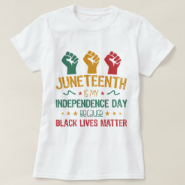 Camiseta El 11 de junio es mi Día de la Independencia Afric