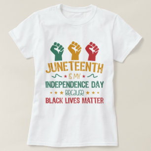 Camiseta El 11 de junio es mi Día de la Independencia Afric