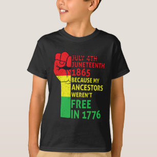 Camiseta El 11 de junio, mis antepasados, la libertad del o