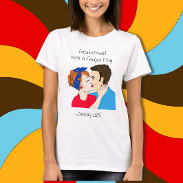 Camiseta El 12 de enero es el Día Internacional del Beso al
