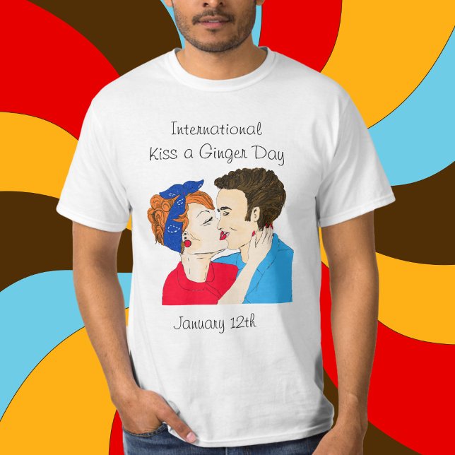 Camiseta El 12 de enero es el Día Internacional del Beso y  (Subido por el creador)
