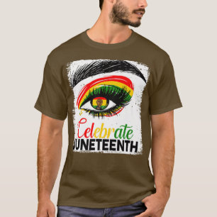 Camiseta El 12 de junio blanqueado celebró los ojos en Amér