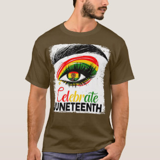Camiseta El 12 de junio blanqueado celebró los ojos en Amér