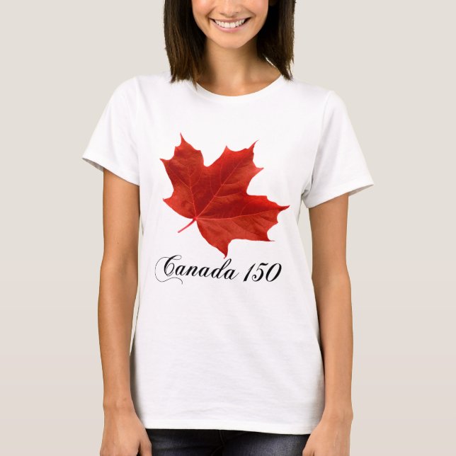 Camiseta El 150o cumpleaños de Canadá (Anverso)