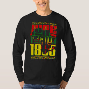 Camiseta El 18 de junio de 1865 la libertad afroamericana s