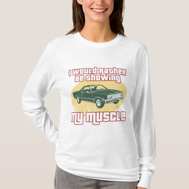 Camiseta EL 1977 de Chevrolet Camino (Anverso)