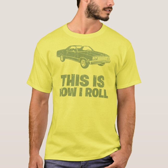 Camiseta EL 1977 de Chevrolet Camino (Anverso)