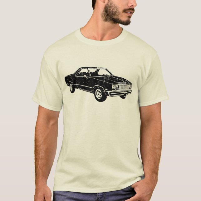 Camiseta EL 1977 de Chevrolet Camino (Anverso)