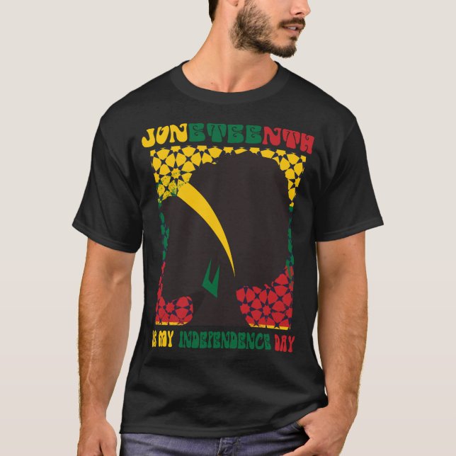 Camiseta El 19 De Junio Es Mi Día De La Independencia, Cele (Anverso)