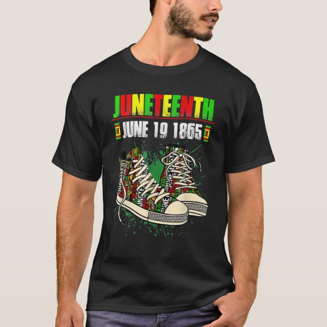 Camiseta El 19 de junio se zapó el orgullo negro africano (Anverso)