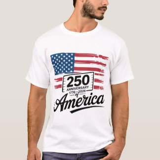 Camiseta él 250º Aniversario de América: 1776 – 2026