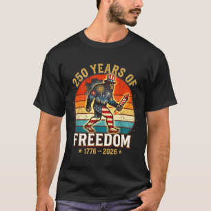 Camiseta El 250 aniversario de América bigfoot libertad 177
