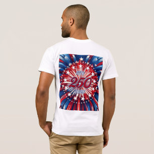 Camiseta El 250 cumpleaños de Estados Unidos 1776-2026 Fueg