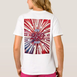 Camiseta El 250 cumpleaños de Estados Unidos 1776-2026 Fueg