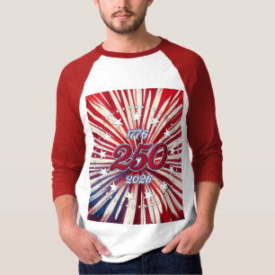 Camiseta El 250 cumpleaños de Estados Unidos 1776-2026 Fueg