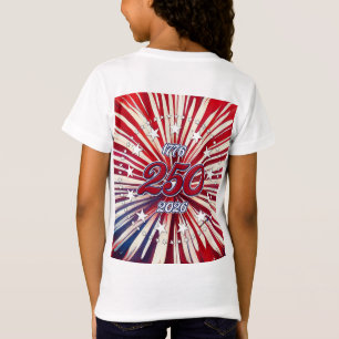 Camiseta El 250 cumpleaños de Estados Unidos 1776-2026 Fueg