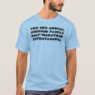 Camiseta El 2do AnnualJohnson FamilyHalf-MarathonExtrav…