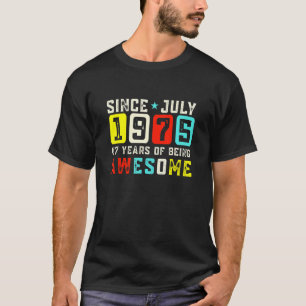 Camiseta El 47 aniversario retro es impresionante desde jul