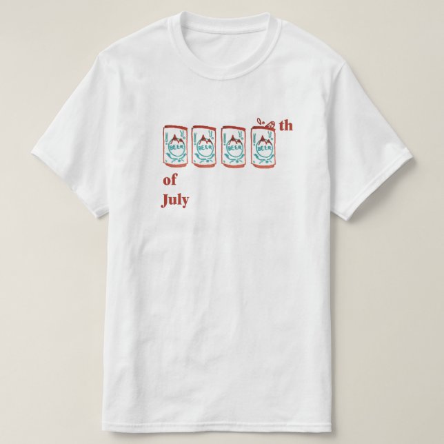 Camiseta el 4 de julio (Diseño del anverso)