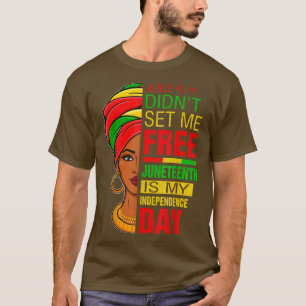 Camiseta El 4 De Julio Didnt Me Liberó El 12 De Junio Es Mi
