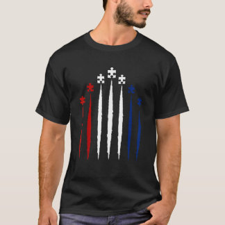 Camiseta El 4 De Julio Se Concienció Sobre El Autismo Del R