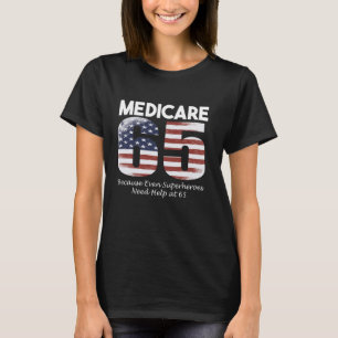 Camiseta El 65 cumpleaños tuvo a Medicare Hombres de la Ban