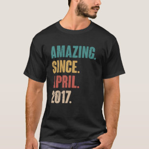 Camiseta El 6° cumpleaños de la decoración asombrosa desde