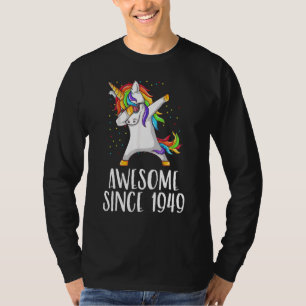 Camiseta El 73 aniversario de Unicornio Dab asombroso desde