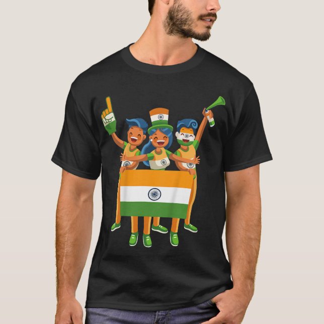 Camiseta El 75° Día De La Independencia De Los Niños En Ind (Anverso)