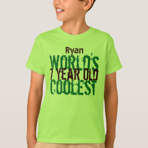 Camiseta El 7° cumpleaños del niño más frío del mundo 