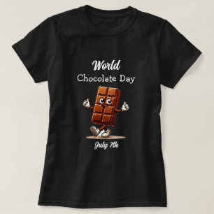 Camiseta El 7 de julio es el Día Mundial del Chocolate