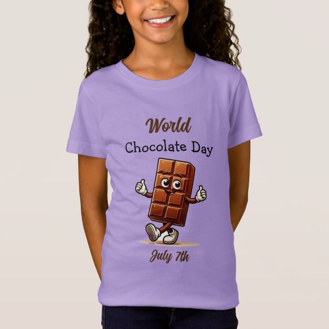 Camiseta El 7 de julio es el Día Mundial del Chocolate (Anverso)