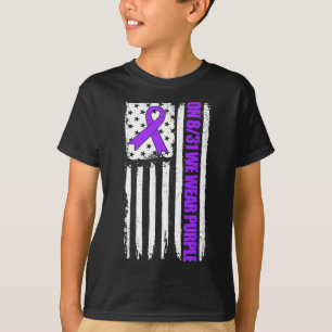 Camiseta El 831 Nosotros Llevamos Morado Bandera De Usa Sob
