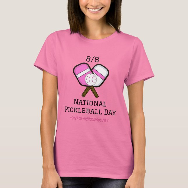 Camiseta El 8 de agosto es el Día Nacional del Baloncesto (Anverso)