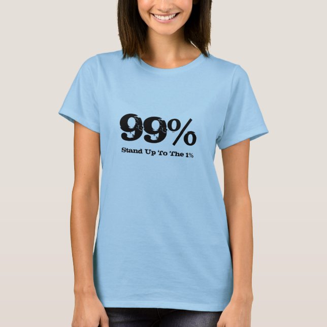 Camiseta el 99% - Soporte hasta el 1% (Anverso)