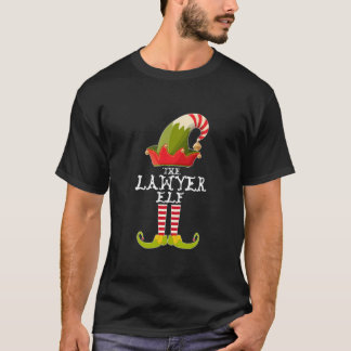 Camiseta El abogado Elf Navidades graciosos dan a la famili