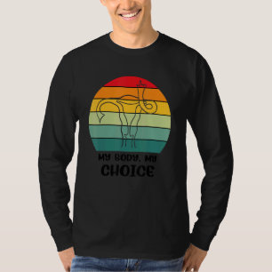 Camiseta El aborto es la atención médica 1973 Mi cuerpo ele