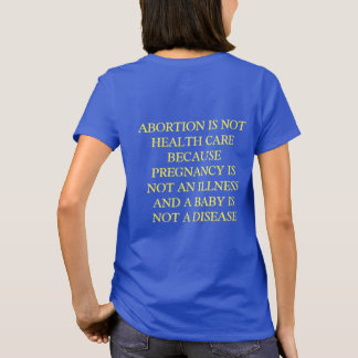 CAMISETA EL ABORTO NO ES ATENCIÓN SANITARIA