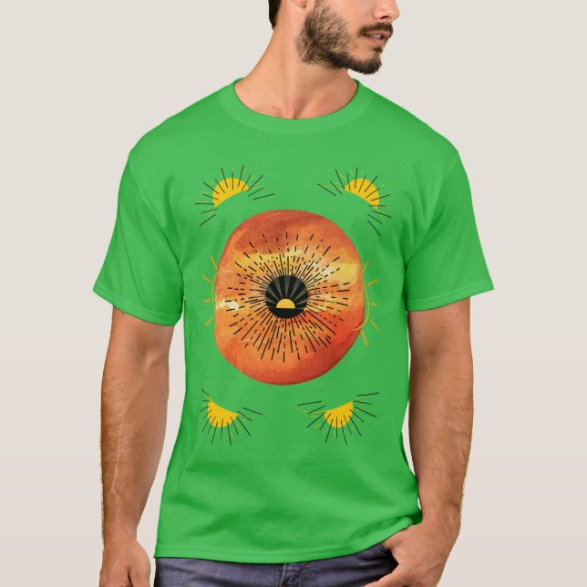 Camiseta El abrazo del amanecer: Una obra maestra inspirada (Anverso)