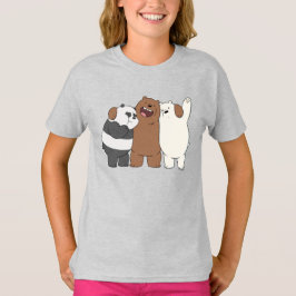 Camiseta El abrazo del grupo Bare Bears
