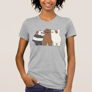 Camiseta El abrazo del grupo Bare Bears