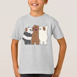Camiseta El abrazo del grupo Bare Bears