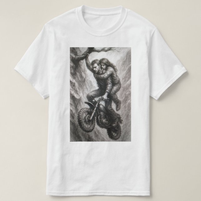 Camiseta El Abrazo en el Abismo (Diseño del anverso)