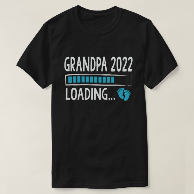 Camiseta El Abuelo 2022 cargando divertida Invitación de em (Diseño del anverso)