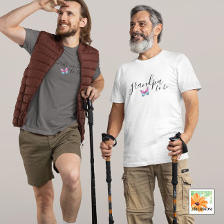 Camiseta el abuelo a ser género revela la coincidencia fies