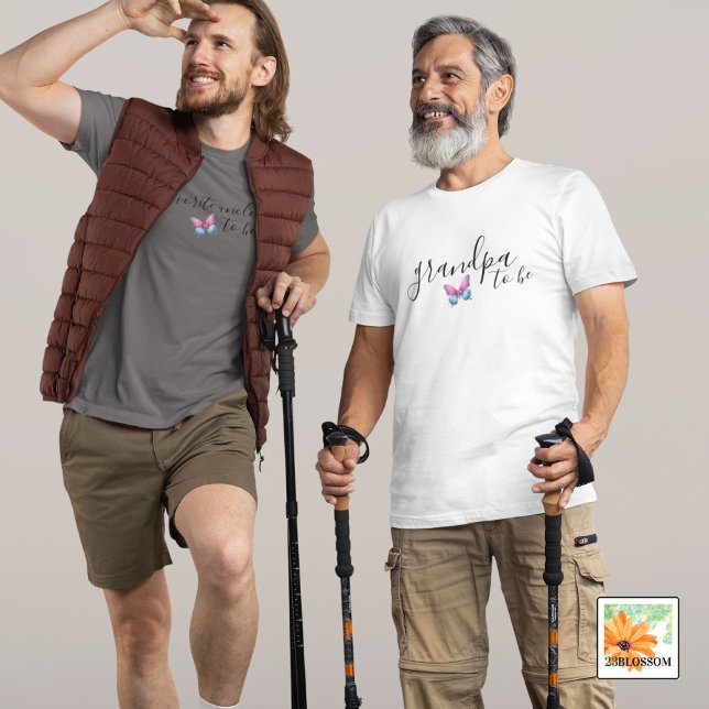 Camiseta el abuelo a ser género revela la coincidencia fies (Subido por el creador)