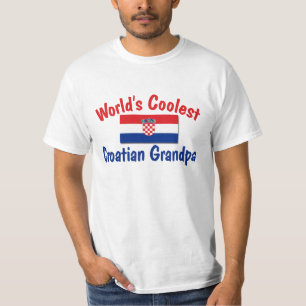 Camiseta El abuelo croata más fresco