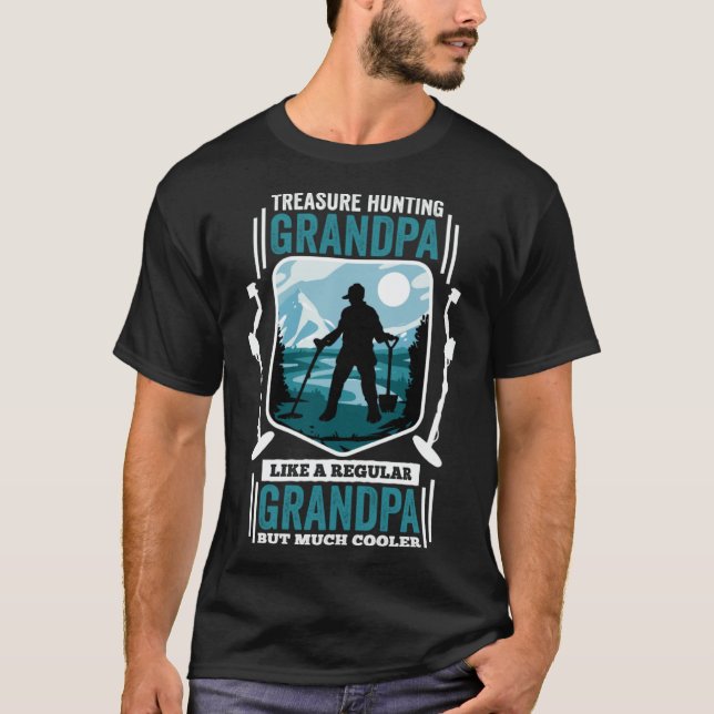 Camiseta El abuelo de la caza del tesoro de Hunter (Anverso)